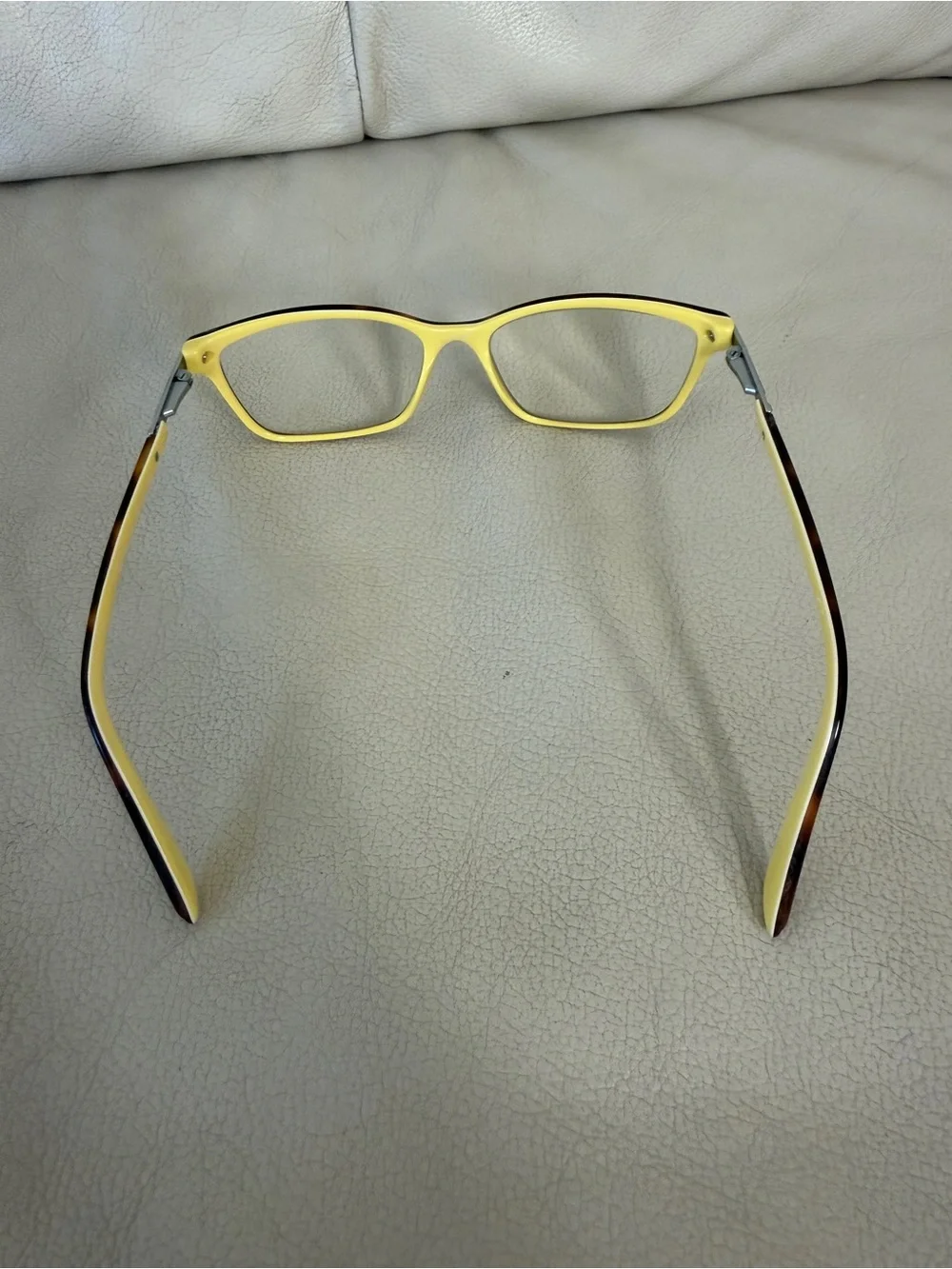 Ralph Lauren Women's Tortoiseshell Frame with Yellow Temples